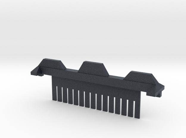 15 Tooth Electrophoresis Comb in Black PA12