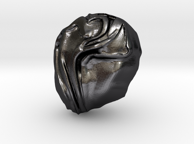 "Help Me!" Carving Scuplture (Dark Souls) in Polished and Bronzed Black Steel: Small