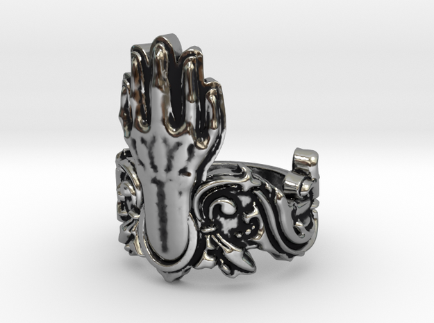 Manus Ring in Antique Silver: 8 / 56.75