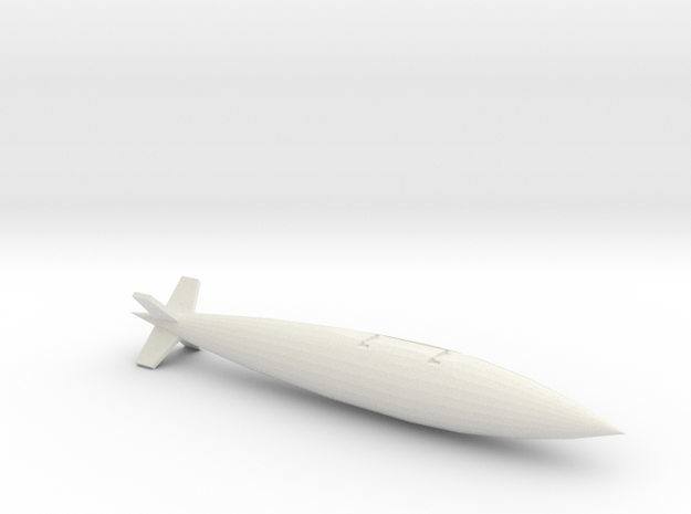 AD5-144scale-inflight-6-torpedo-rt in White Natural Versatile Plastic