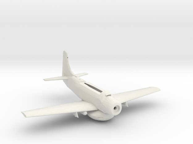 AD5W-144scale-inflight-1-airframe in White Natural Versatile Plastic