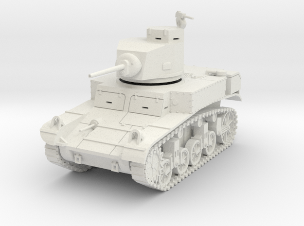 PV27 M3 Stuart Light Tank (1/48) in White Natural Versatile Plastic