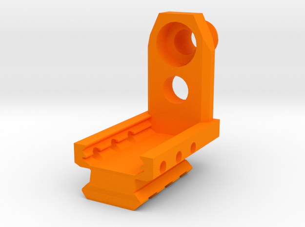SP2022 Frame-Mounted Muzzle Adapter in Orange Processed Versatile Plastic
