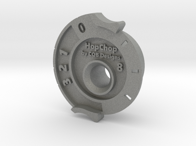 HopChop Mk4 Guide - R-Hop Cutting Jig in Gray PA12: Small