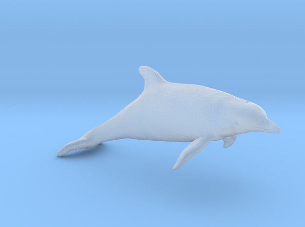 Dolphin N scale in Smooth Fine Detail Plastic