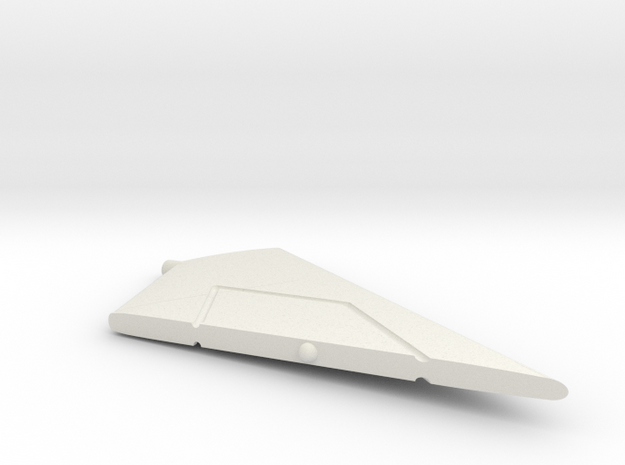 F-111A-144scale-WingsBack-04-Stabilizer-Left in White Natural Versatile Plastic