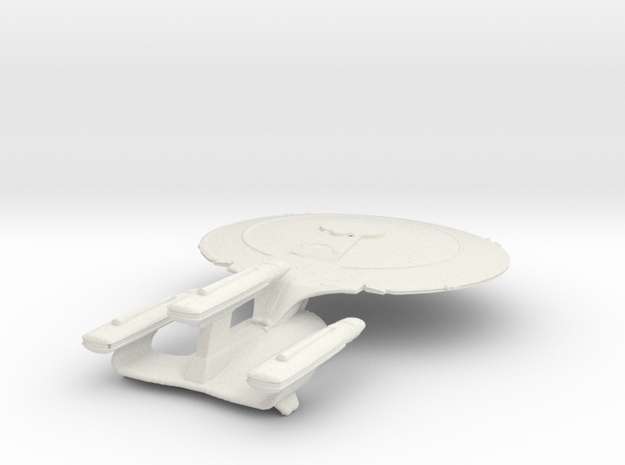 Galaxy Class Dreadnought Variant  in White Natural Versatile Plastic