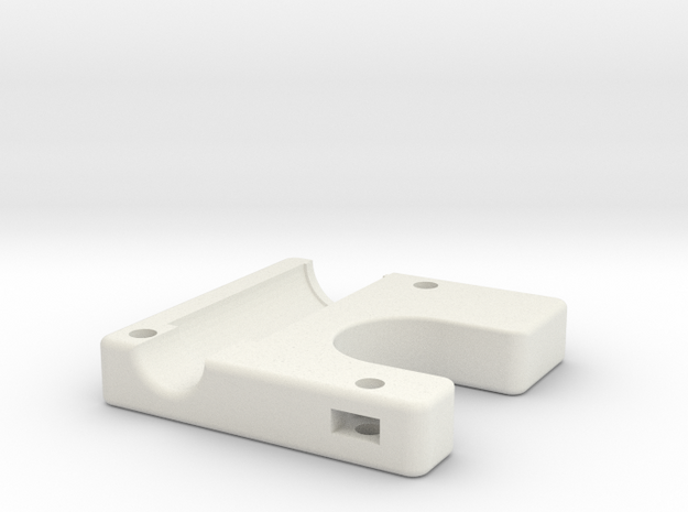 Ultimake Adapter Bottom Block in White Natural Versatile Plastic