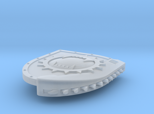 Right-handed Chainshield (Angry Maw design) in Smooth Fine Detail Plastic: Small