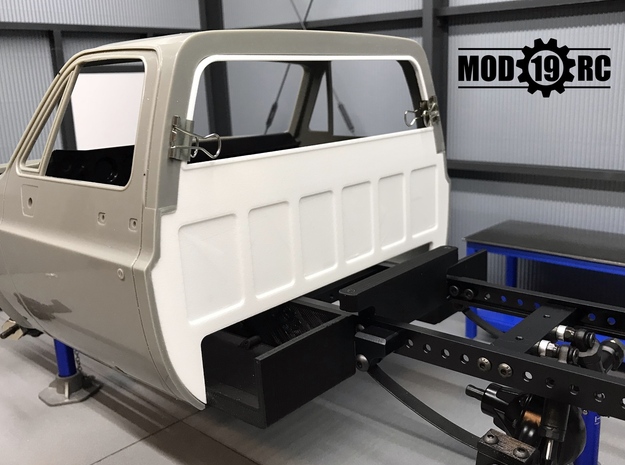 RC4WD Blazer Cab Back + Interior Adapter  in White Natural Versatile Plastic