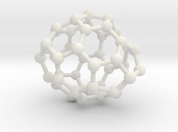 0650 Fullerene c44-22 c1 in White Natural Versatile Plastic