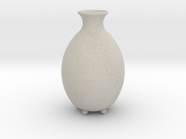 Vase "Buton" in Natural Sandstone