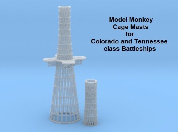 1/350 Cage Masts for US Navy Battleships