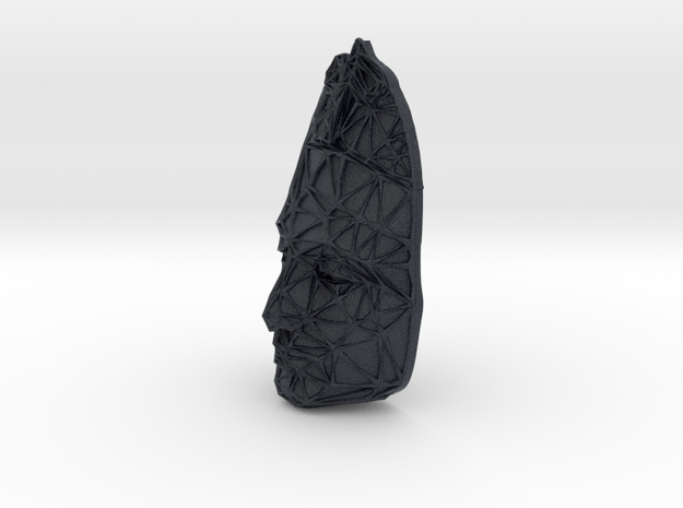 Nefertiti Face + Voronoi Mask in Black PA12