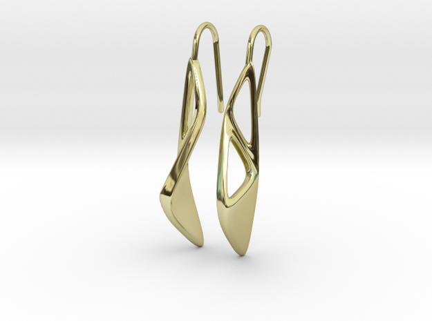 sWINGS OC Earrings in 18k Gold Plated Brass