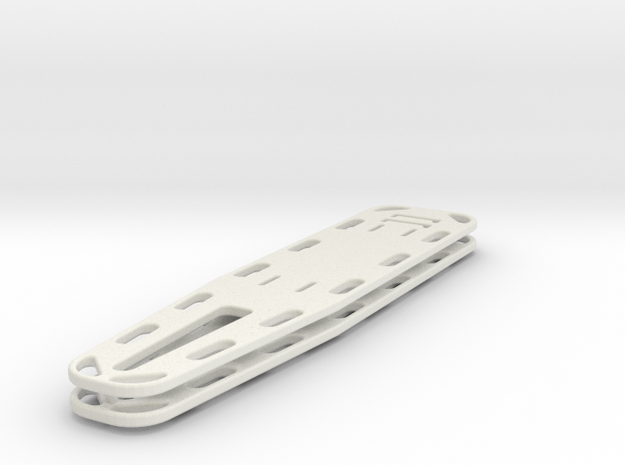 1-16_spineboard_pair in White Natural Versatile Plastic