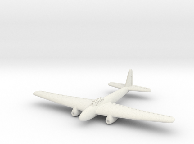 (1:285) Kugisho Tenga Jet Bomber  in White Natural Versatile Plastic