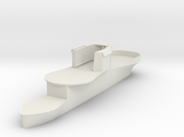 1/48 U-Boot U-441 Conning Tower in White Natural Versatile Plastic