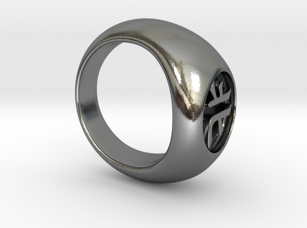 Akatsuki Ring - Kakuzu / North in Polished Silver: 6 / 51.5