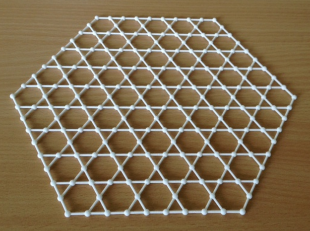 kagome lattice in White Natural Versatile Plastic