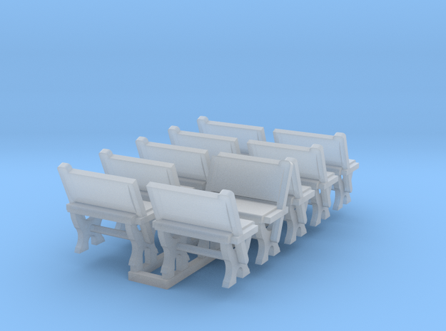 LNWR seating A, OO in Smooth Fine Detail Plastic