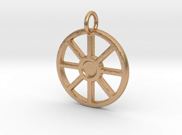 Urnfield Wagon Wheel in Natural Bronze