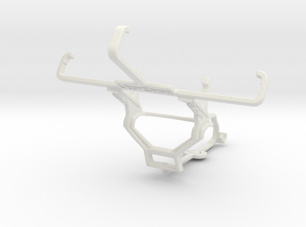 Controller mount for Steam & HTC Desire - Front in White Natural Versatile Plastic