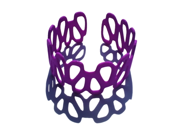 TwinCell Bracelet in Purple Processed Versatile Plastic