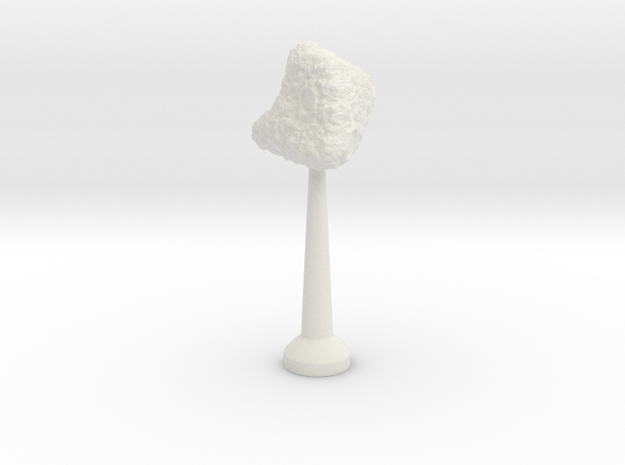 Single Stand 20mm Asteroid 5 in White Natural Versatile Plastic