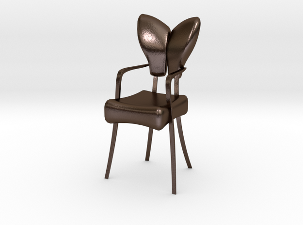 Butterfly Chair in Polished Bronze Steel