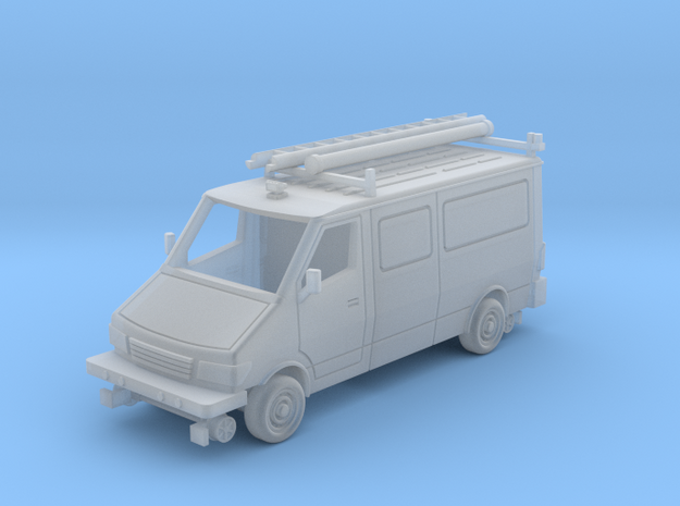 MOW Service Van With Ladder Rack 1-87 HO Scale in Tan Fine Detail Plastic