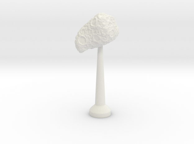 Single Stand 20mm Asteroid 1 in White Natural Versatile Plastic