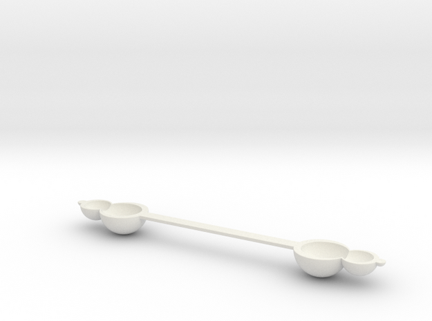 tea spoon.stl in White Natural Versatile Plastic: Small
