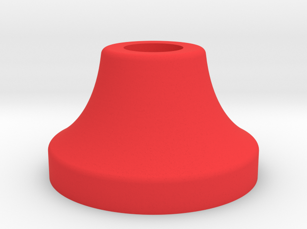 VSKF AirSoft SafePlug V2_front in Red Processed Versatile Plastic