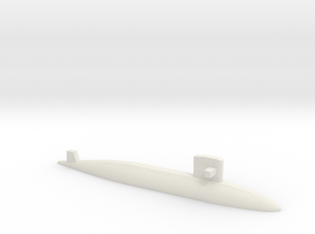 Yūshio-class submarine, 1/2400 in White Natural Versatile Plastic