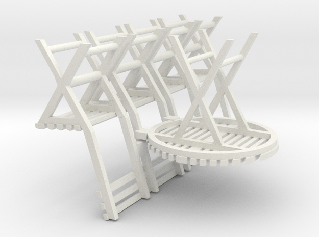 C-43-table-and-4-chairs-1a in White Natural Versatile Plastic