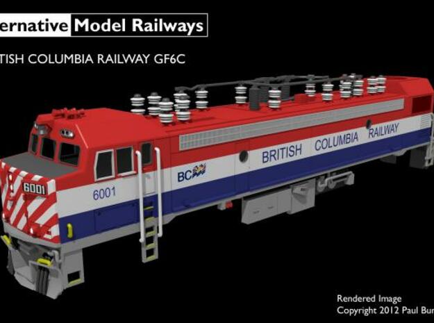 NGF6C1 N scale British Columbia Railway GF6C in Tan Fine Detail Plastic