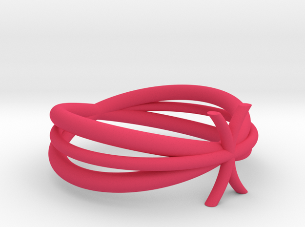 Finger upper knot in Pink Processed Versatile Plastic: 3 / 44