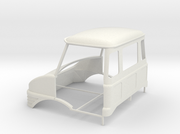 Unimog cab 1/24 in White Natural Versatile Plastic