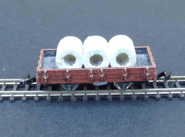 Wagon Chassis Pack 1 - Nm - 1:160 in White Natural Versatile Plastic