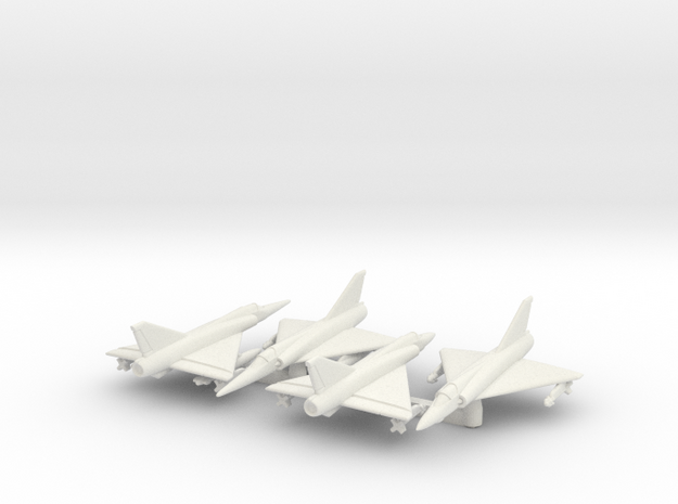 Mirage III in White Natural Versatile Plastic: 1:350