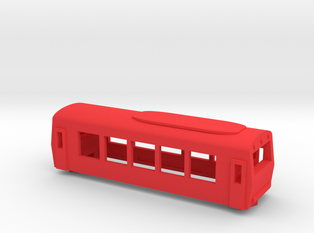 OBB Class 5090 Railcar in Red Processed Versatile Plastic