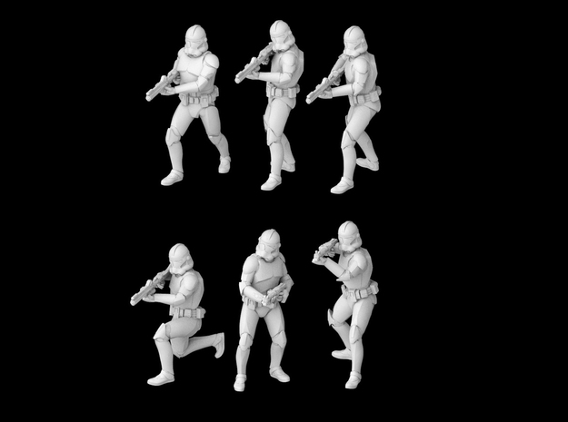 (1/47) 6x Clone Trooper Phase 2
