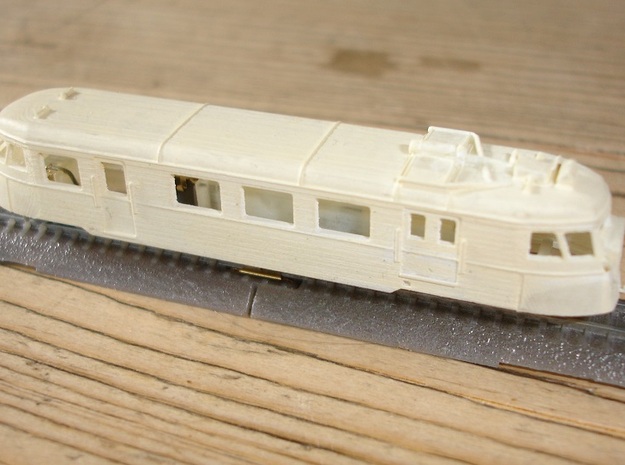 A150D No farings + chassis adapter - Zm - 1:220 in Tan Fine Detail Plastic