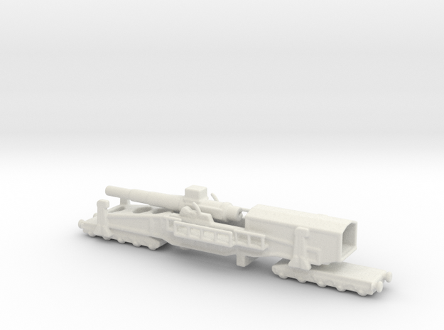 28 cm SKL / 40 (E) Railway artillery Bruno 1/200  in White Natural Versatile Plastic