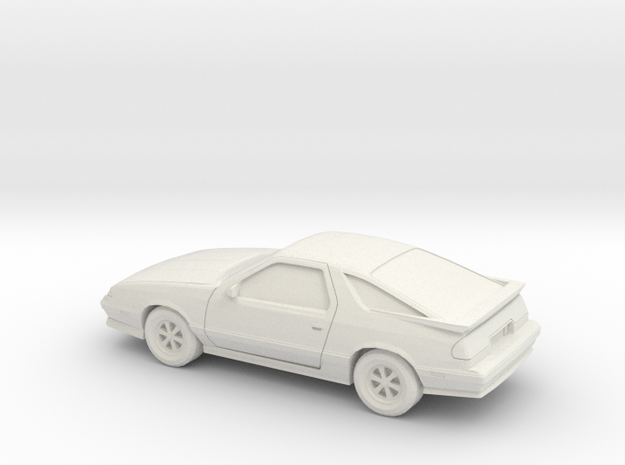 1/43 1992/93 Dodge Daytona  in White Natural Versatile Plastic
