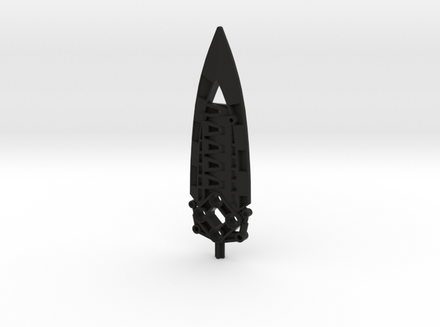 Bionicle Heavy Sword in Black Natural Versatile Plastic