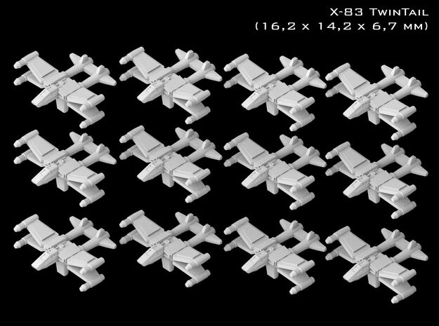 (Armada) 12x X-83 TwinTail in Tan Fine Detail Plastic