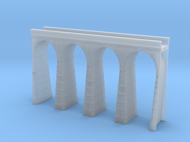T-scale Stone Viaduct Section (4 Arches) - 120mm S