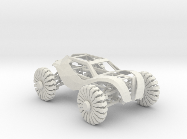 Crawler buggy in White Natural Versatile Plastic